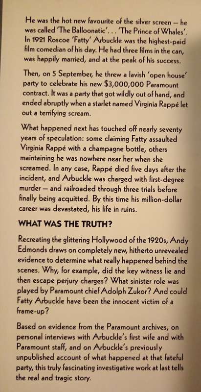 Fatty The Untold Story of Roscoe 'Fatty' Arbuckle by Andy Edmonds