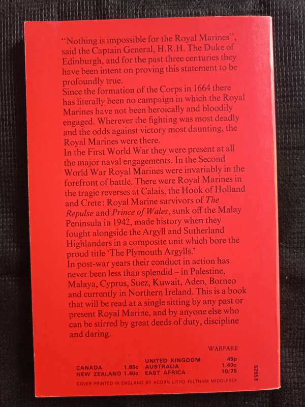 The Royal Marines by J L Moulton