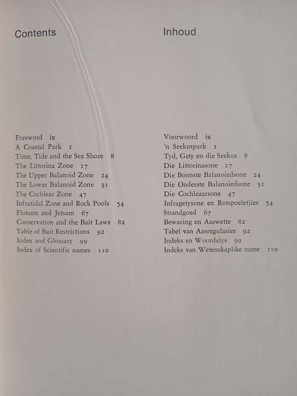 The Tsitsikama Shore Die Tsitsikamakus by R M Tietz & Dr G A Robinson