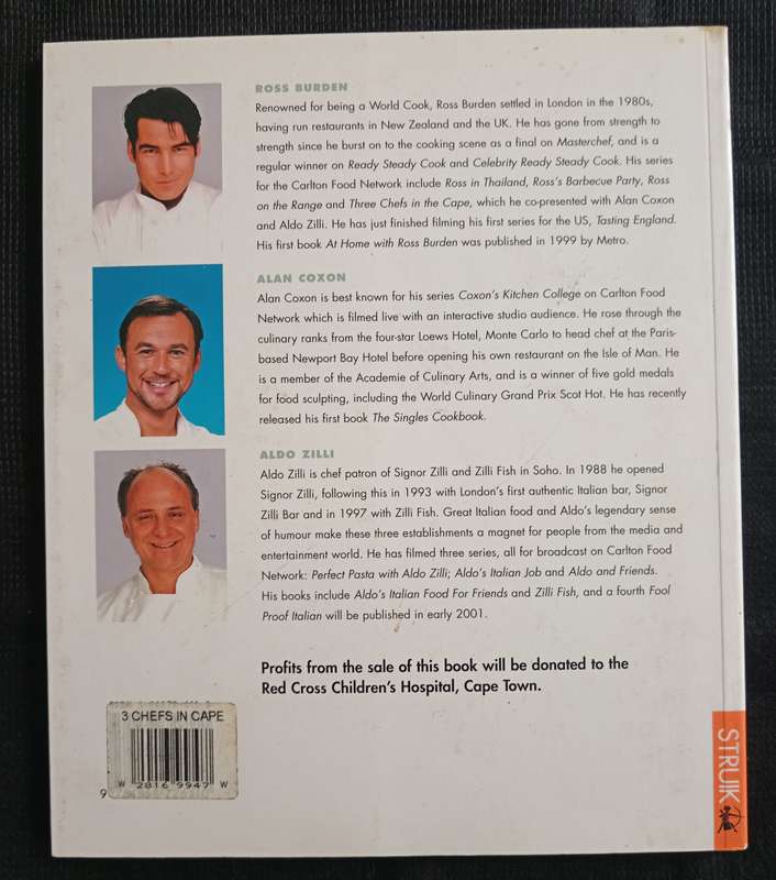 Three Chefs in the Cape by Ross Burden, Alan Coxon & Aldo Zilli