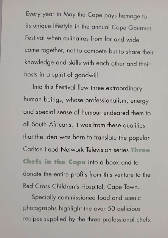 Three Chefs in the Cape by Ross Burden, Alan Coxon & Aldo Zilli