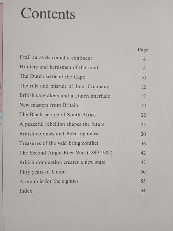 The Story of South Africa by Wilhelm Grütter in collaboration with Prof D J van Zyl