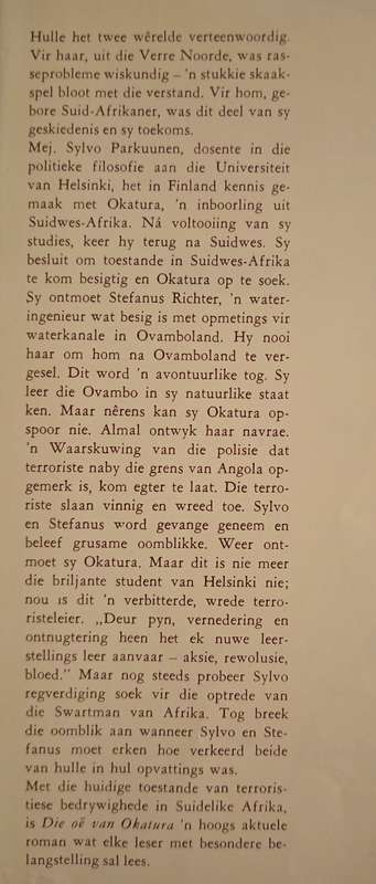 Die Oë van Okatura by Marius De Jongh