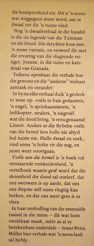 Voëls van die Hemel by Petra Müller