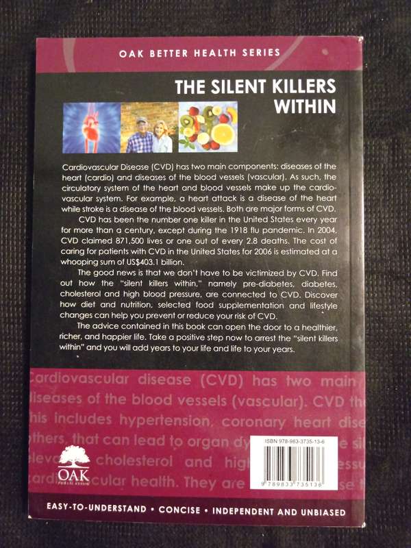 The Silent Killers Within by Dr Bruce Miller