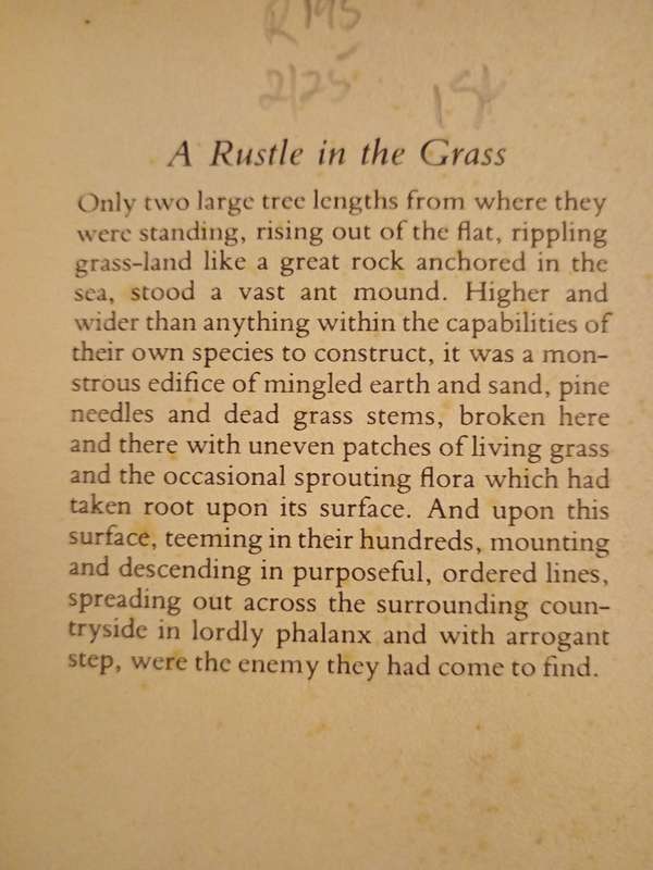 A Rustle in The Grass by Robin Hawdon
