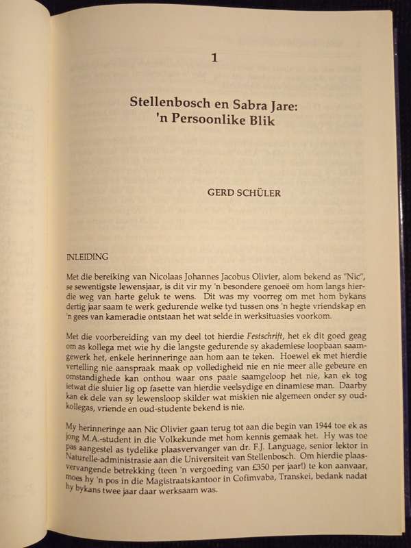South African Perspectives Essays in Honour of Nic Olivier Edited by Pierre Hugo