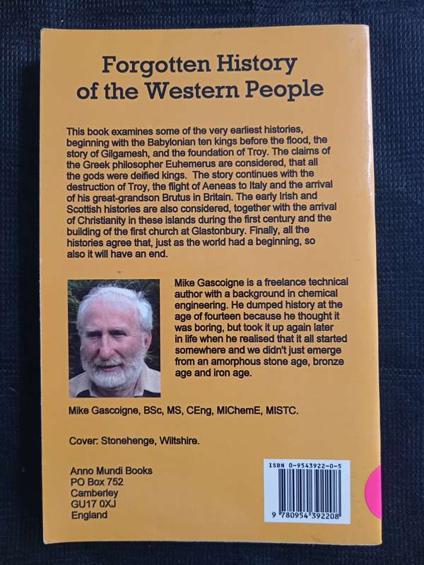 Forgotten History of the Western People from the Earliest Origins by Mike Gascoigne
