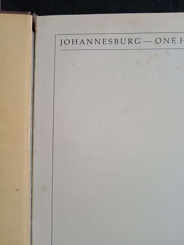 Johannesburg One Hundred Years