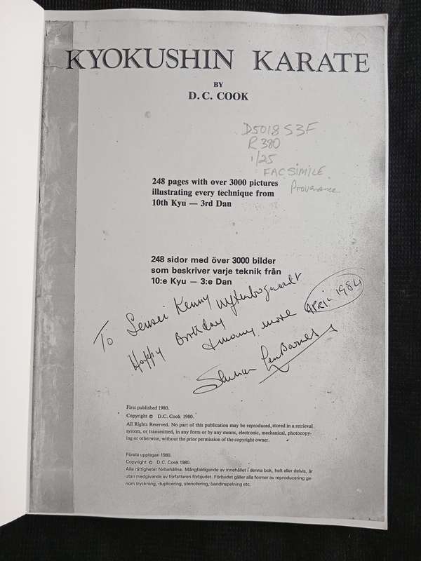 Kyokushin Karate Written by D C Cook
