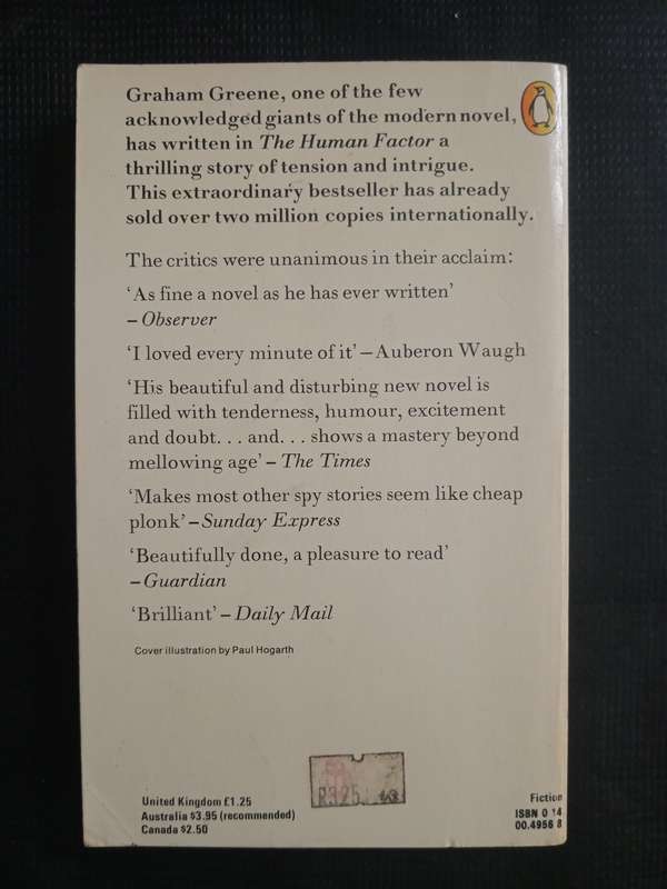 The Human Factor by Graham Greene