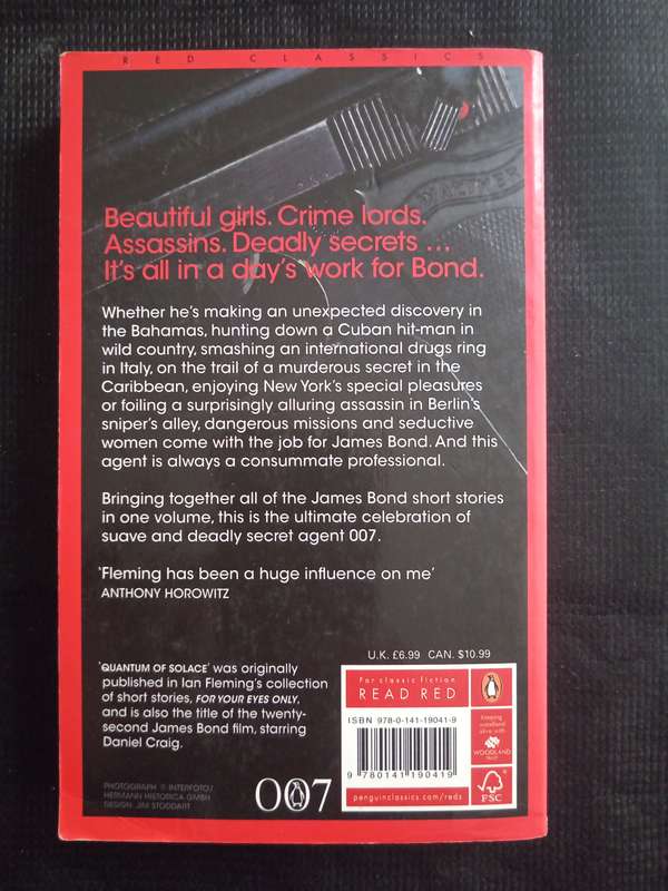 James Bond 007 Quantum of Solace by Ian Fleming