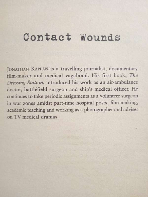 Contact Wounds by Jonathan Kaplan