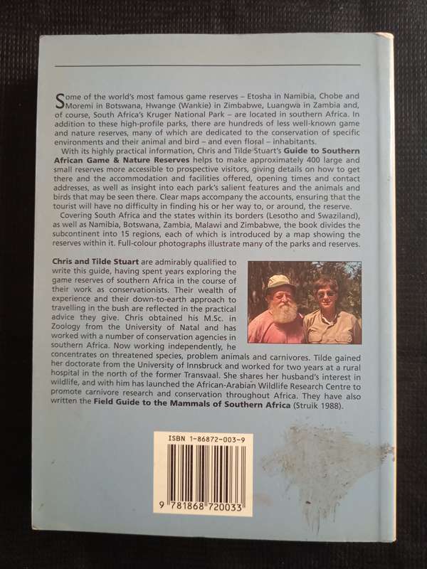 Guide to Southern African Game & Nature Reserves by Chris & Tilde Stuart