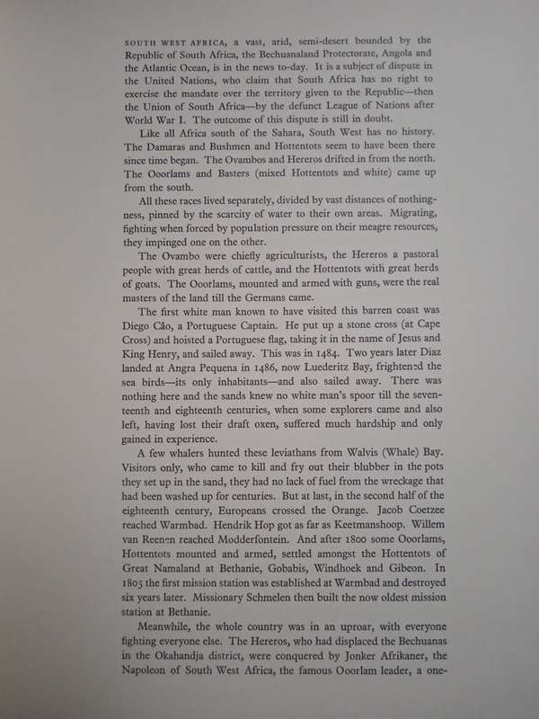 South West Africa by Alice Mertens with Introduction by Stuart Cloete