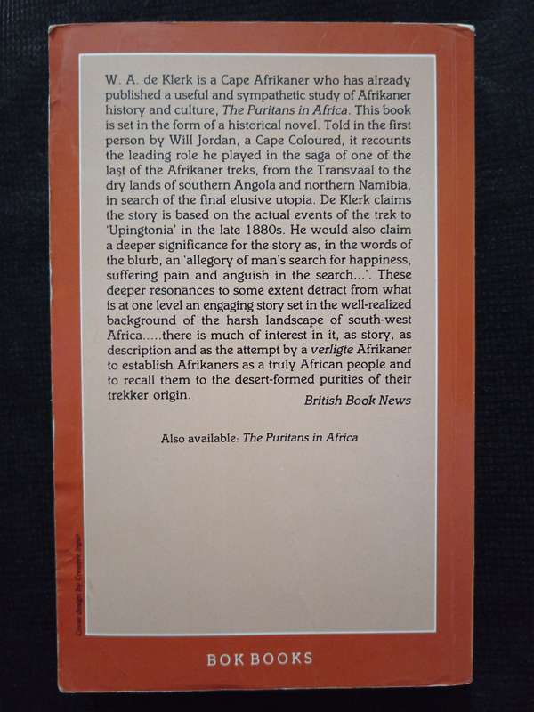 The Thirstland by W A de Klerk