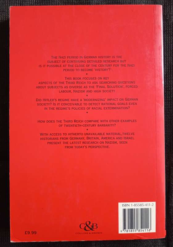Confronting The Nazi Past Edited by Michael Burleigh