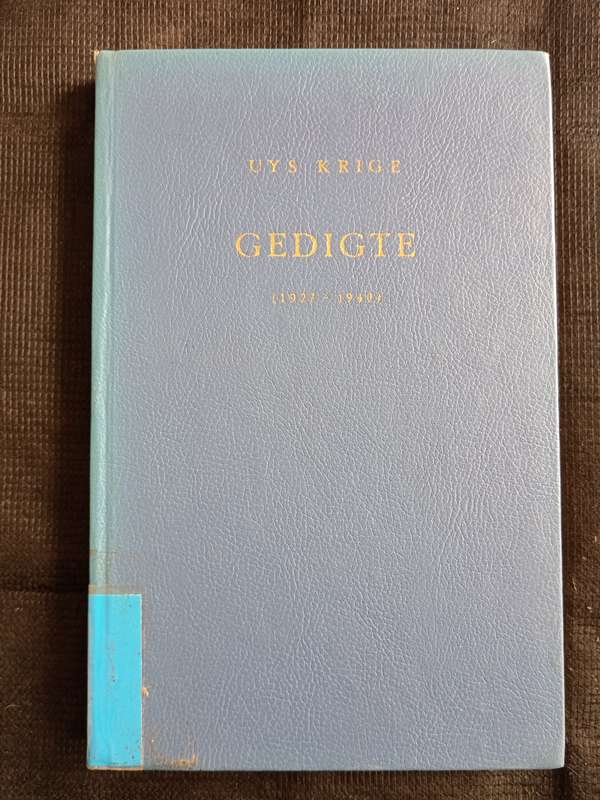 Gedigte 1927-1940 by Uys Krige
