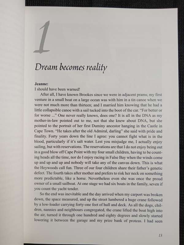 Come Wind Come Weather Letters from Adamastor by Brookes & Jeanne Heywood