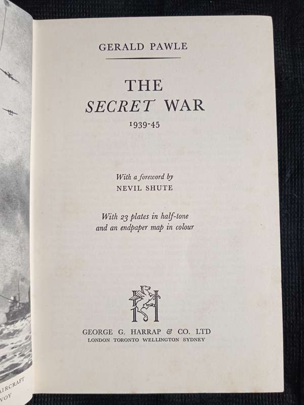 The Secret War 1939-45 by Gerald Pawle with a Foreword by Nevil Shute