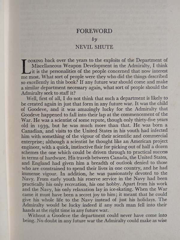 The Secret War 1939-45 by Gerald Pawle with a Foreword by Nevil Shute