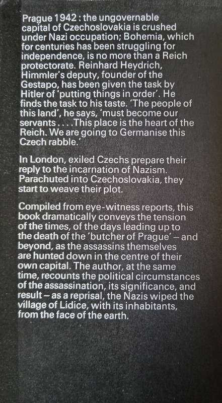 The Assassination of Heydrich by Miroslav Ivanov Translated by Patrick O'Brian