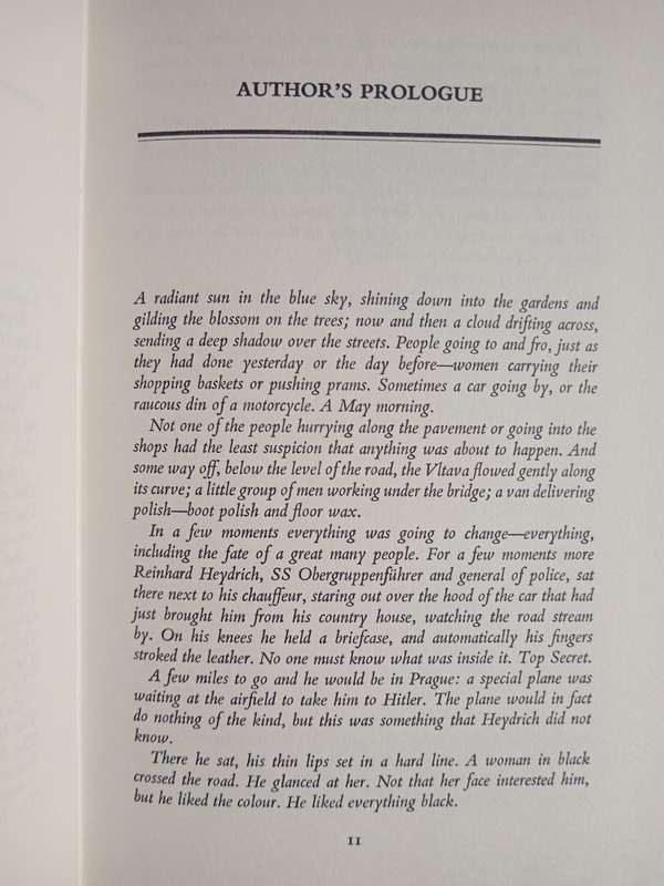 The Assassination of Heydrich by Miroslav Ivanov Translated by Patrick O'Brian