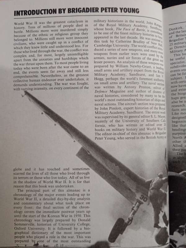 The Almanac of World War II Edited by Brigadier Peter Young