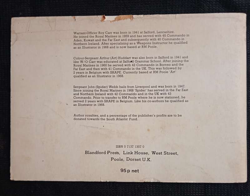 Up The Falklands by Warrant Officer Roy Carr, Colour Sergeant Arthur Huddart & Sergeant John R Webb