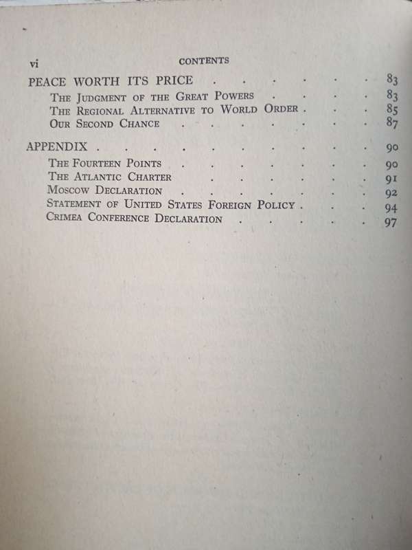 The Price of Peace by Sir William Beveridge