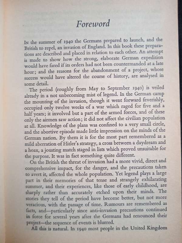 Operation Sea Lion by Peter Fleming