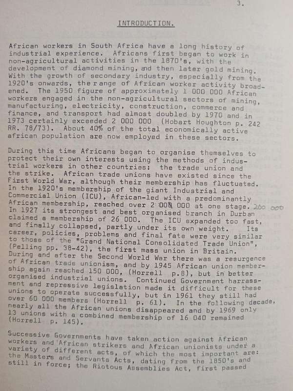 The Durban Strikes 1973 by Institute for Industrial Education