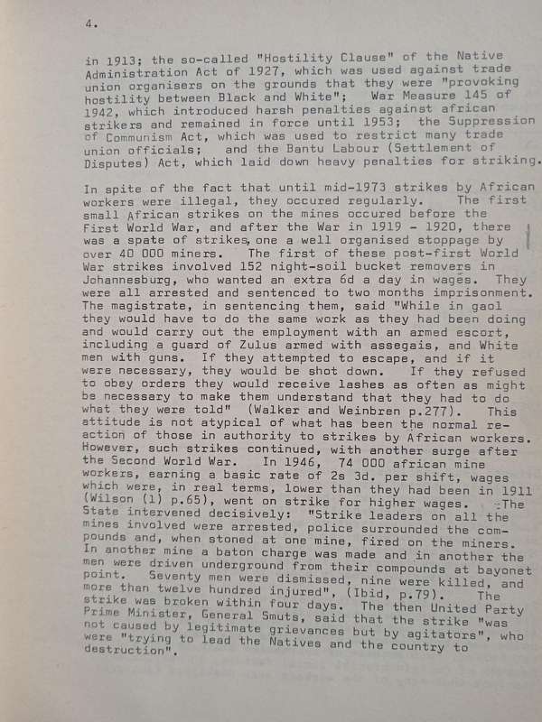 The Durban Strikes 1973 by Institute for Industrial Education