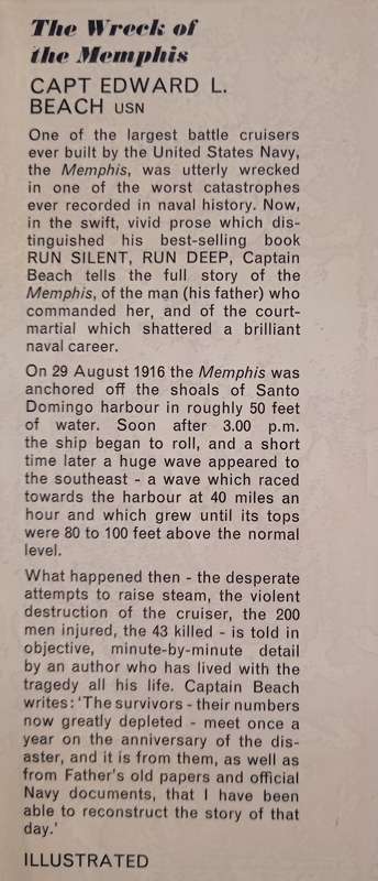 The Wreck of the Memphis by Capt Edward L Beach USN