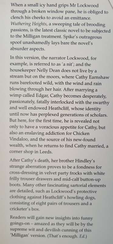Wuthering Heights According to Spike Milligan