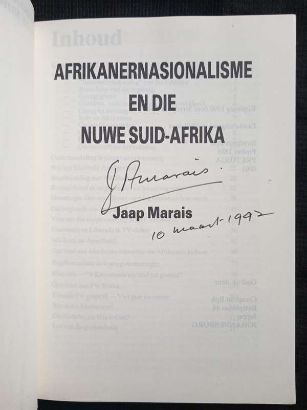 Afrikanernasionalisme en die Nuwe Suid-Afrika by Jaap Marais