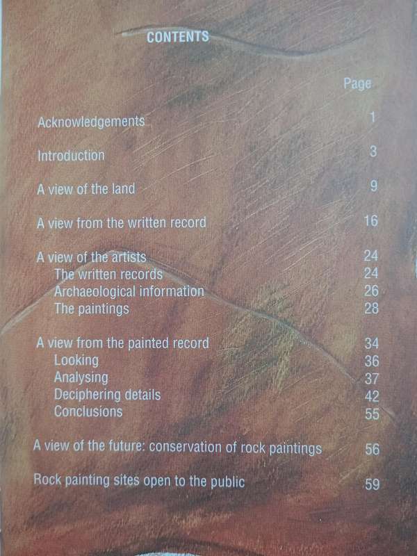 Some views on Rock Paintings in the Cederberg by Janette Deacon