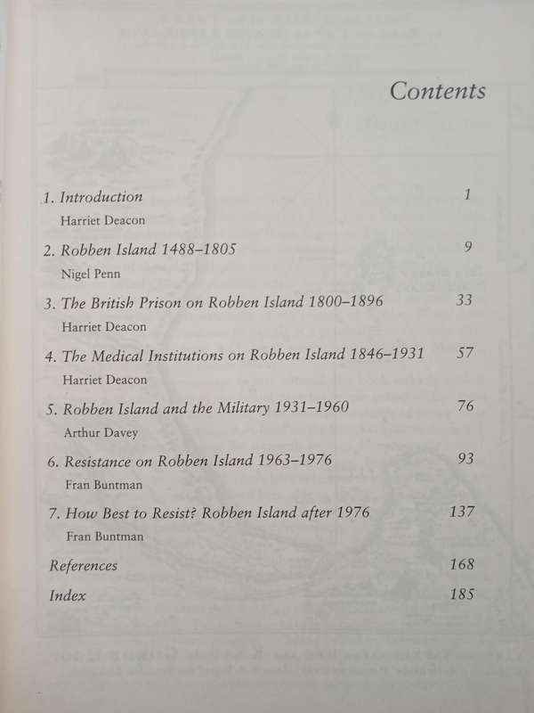 The Island A History of Robben Island 1488-1990 Edited by Harriet Deacon