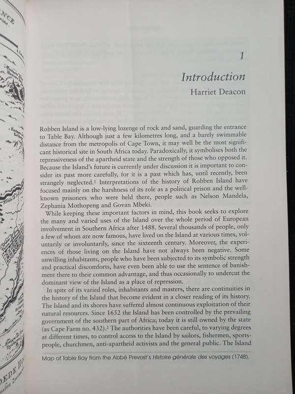 The Island A History of Robben Island 1488-1990 Edited by Harriet Deacon