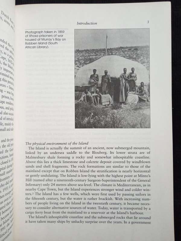 The Island A History of Robben Island 1488-1990 Edited by Harriet Deacon
