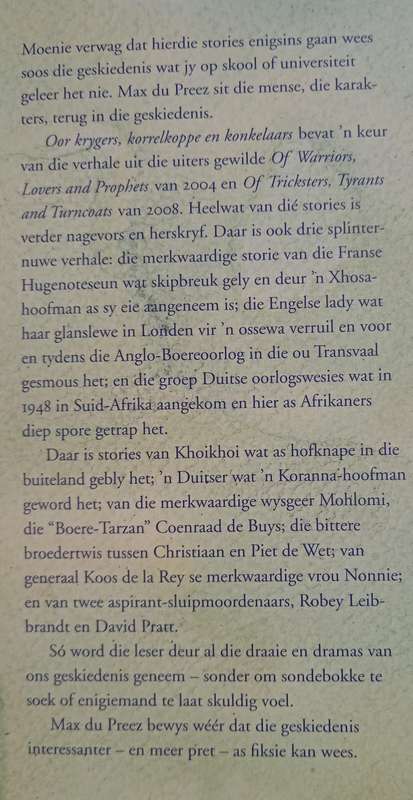 Oor Krygers Korrelkippe en Konkelaars by Max du Preez