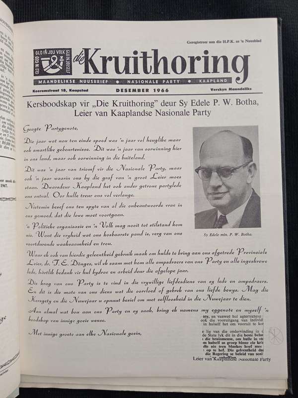 Die Kruithoring Julie 1966-Mei 1973