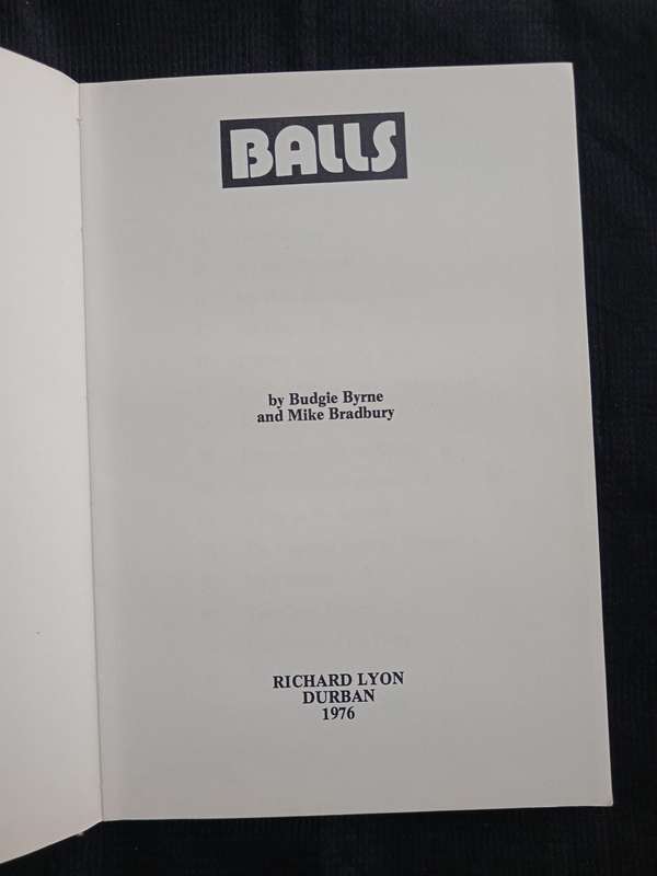 Balls My Life & Laughs in Soccer by Budgie Byrne