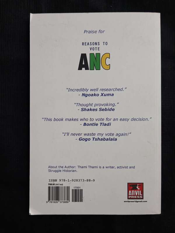Reasons to Vote ANC by Thami Thami