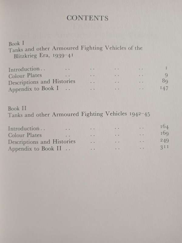 Tanks & Other Armoured Fighting Vehicles of World War II by B T White