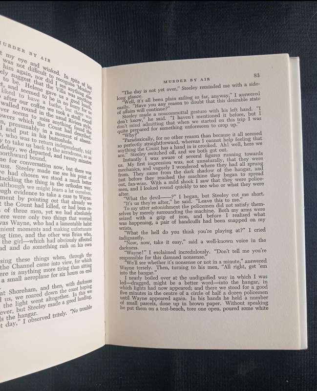 Murder by Air by Captain W E Johns