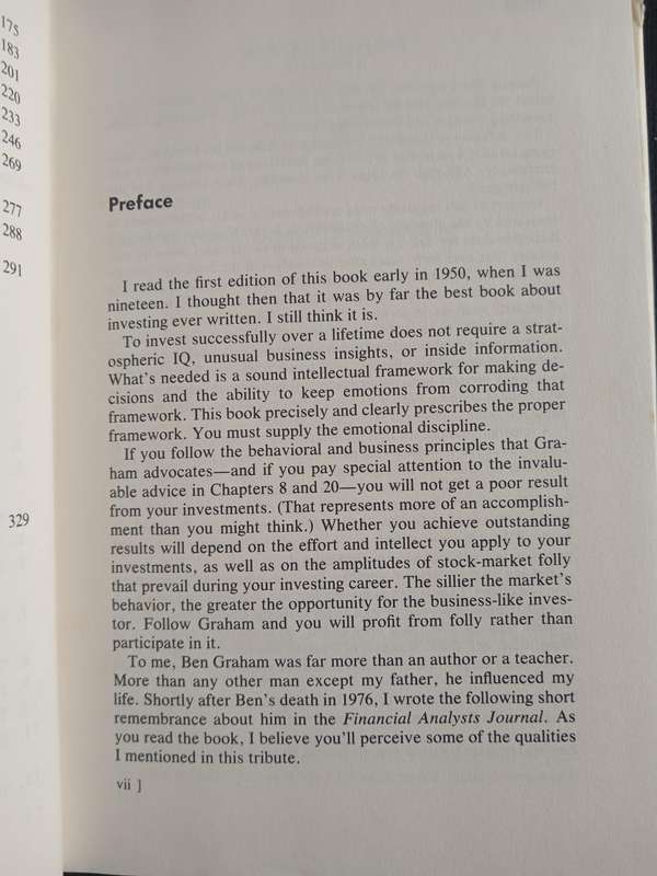 The Intelligent Investor by Benjamin Graham with an Introduction & Appendix by Warren E Buffett
