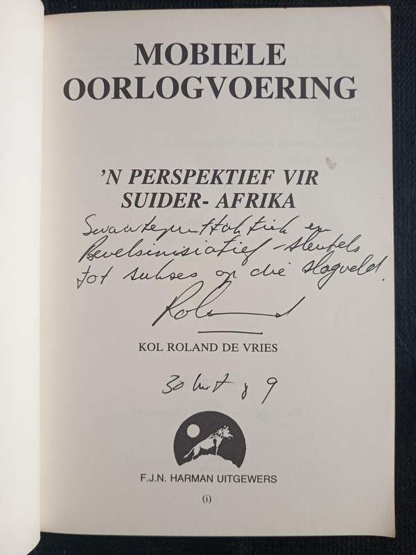 Mobiele Oorlogvoering by Kol Roland de Vries