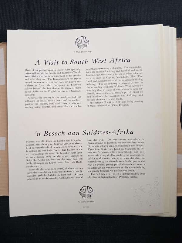 A Visit to South West Africa a Shell Picture Story