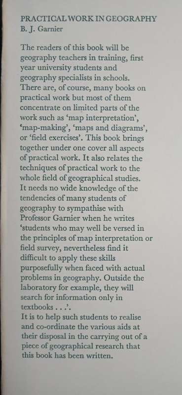 Practical Work in Geography by B J Garnier